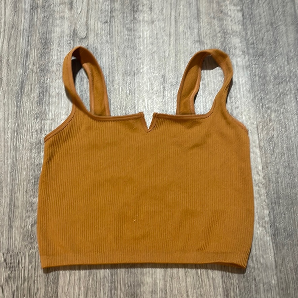 ANWND brown S/M crop top